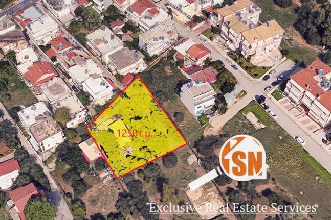 Land plot 1.250 sqm for sale, Achaia, Patra