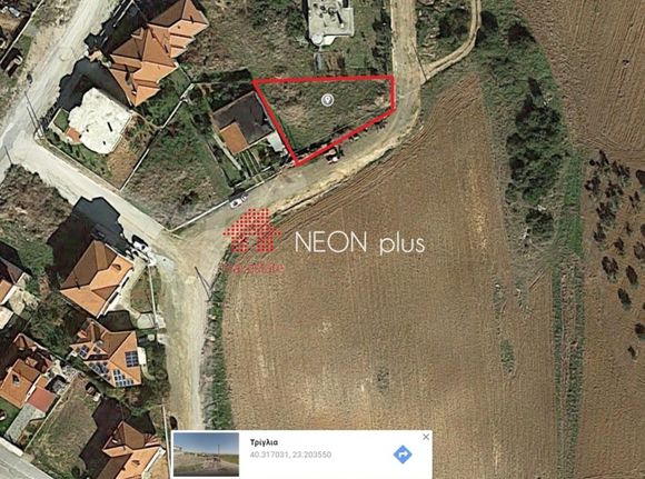 Land plot 506 sqm for sale, Chalkidiki, Triglia