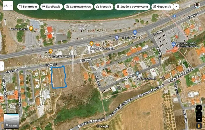 Land plot 746,28 sqm for sale, Corinthia, Korinthos