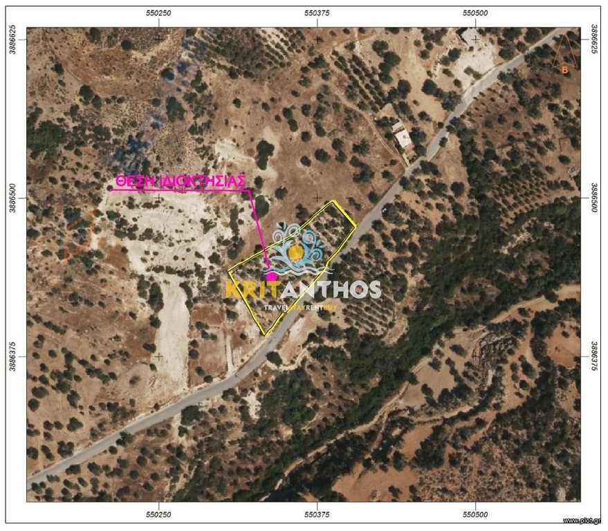 Οικόπεδο 4.330,18 τ.μ. πρός πώληση, Ν. Ρεθύμνου, Λάμπη
