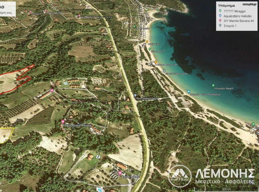 Αγροτεμάχια 9.000 τ.μ. προς πώληση, Χαλκιδική, Παλλήνη