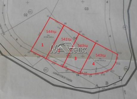 Land plot 540sqm for sale-Pallini » Polichrono