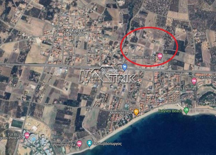 Οικόπεδο 2.480 τ.μ. προς πώληση, Καλύβες Πολυγύρου