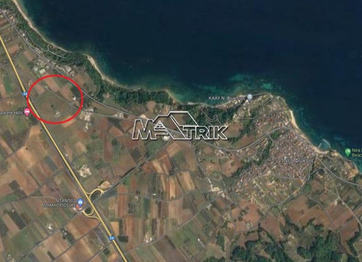 Αγροτεμάχια 3.322 τ.μ. προς πώληση, Νέα Φώκαια Κασσάνδρας