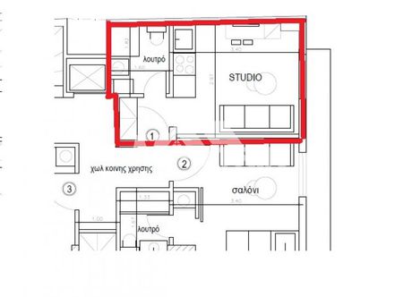 Studio 22sqm for sale-Agios Dimitrios