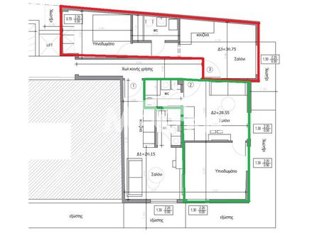 Apartment 37sqm for sale-Ippokratio