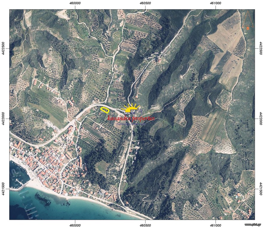 Αγροτεμάχια 1.081 τ.μ. πρός πώληση, Χαλκιδική, Παλλήνη