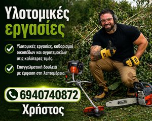 Λεπτομερής καθαρισμός οικοπέδων.