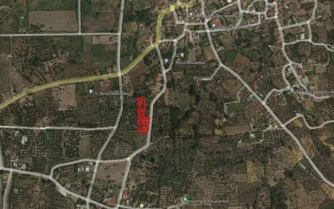 Land plot 2.615 sqm for sale, Messinia, Arfara