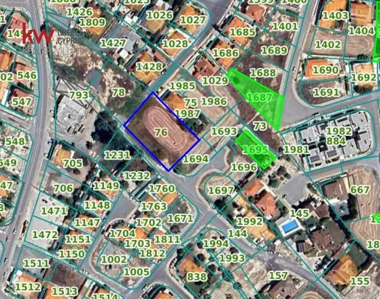 Parcel 1.719 sqm for sale, Larnaca, Aradipou