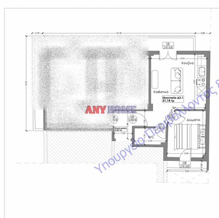 Studio / γκαρσονιέρα 38 τ.μ. για πώληση, Θεσσαλονίκη - Κέντρο, Χαριλάου