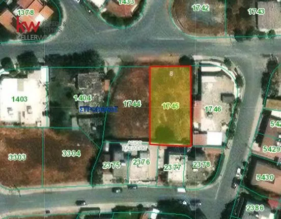 Land plot 554 sqm for sale, Nicosia