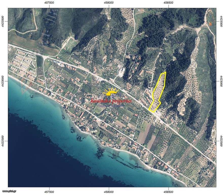 Αγροτεμάχια 16.047 τ.μ. πρός πώληση, Χαλκιδική, Παλλήνη