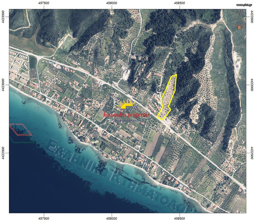 Αγροτεμάχια 16.047 τ.μ. πρός πώληση, Χαλκιδική, Παλλήνη