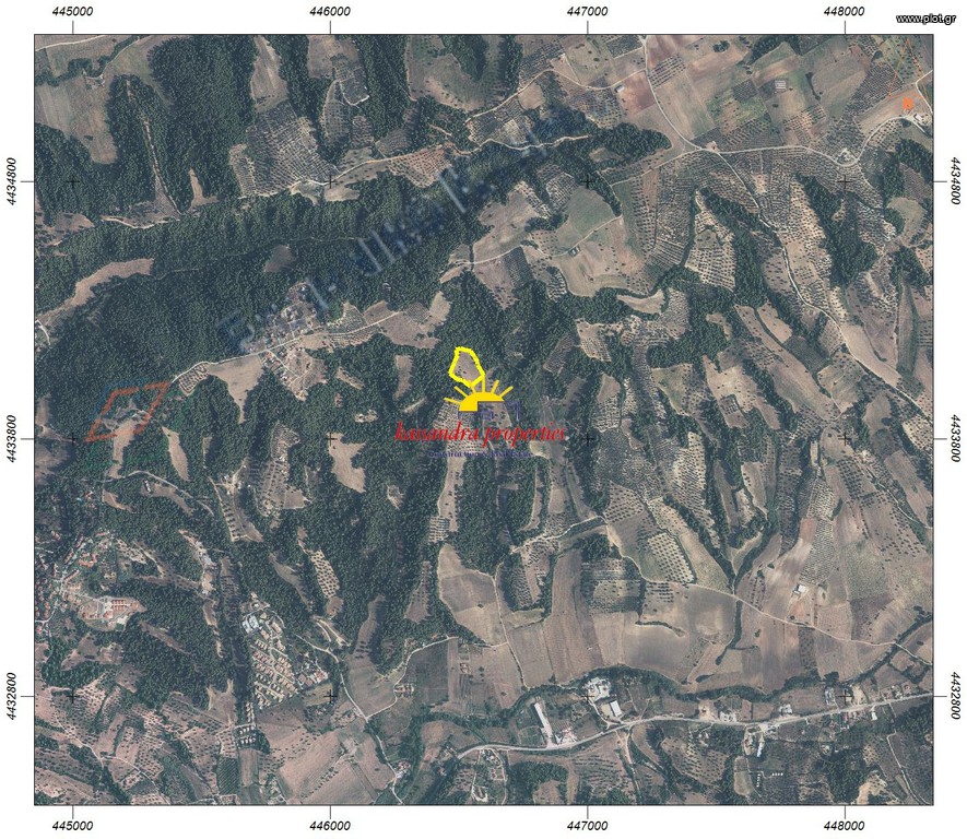 Αγροτεμάχια 11.851 τ.μ. πρός πώληση, Χαλκιδική, Κασσάνδρα