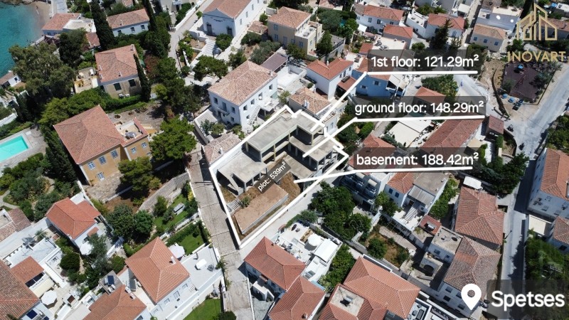 Μονοκατοικία 458 τ.μ. πρός πώληση, Νησιά Αργοσαρωνικού, Σπέτσες