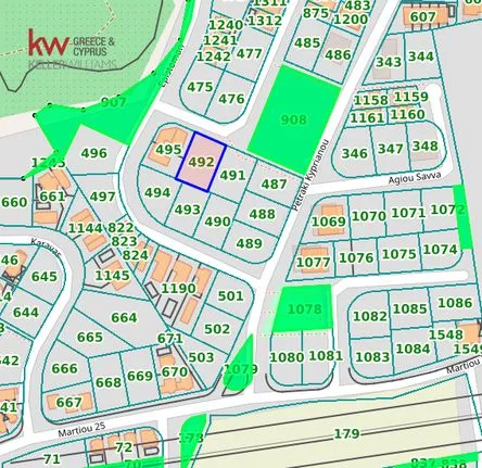 Land plot 544 sqm for sale, Larnaca, Oroklini (voroklini)