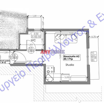 Studio / γκαρσονιέρα 21 τ.μ. για πώληση, Θεσσαλονίκη - Κέντρο, Παπάφη