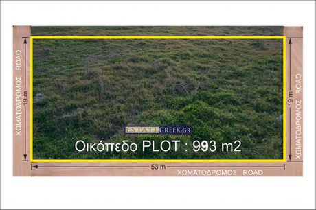 Land plot 993sqm for sale-Keramoti » Monastiraki