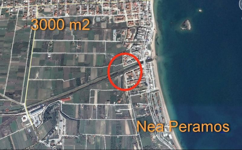 Αγροτεμάχια 3.000 τ.μ. για πώληση, Ν. Καβάλας, Ελευθερές