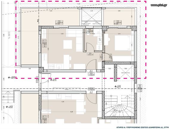 Studio 57 sqm for sale, Thessaloniki - Suburbs, Kalamaria