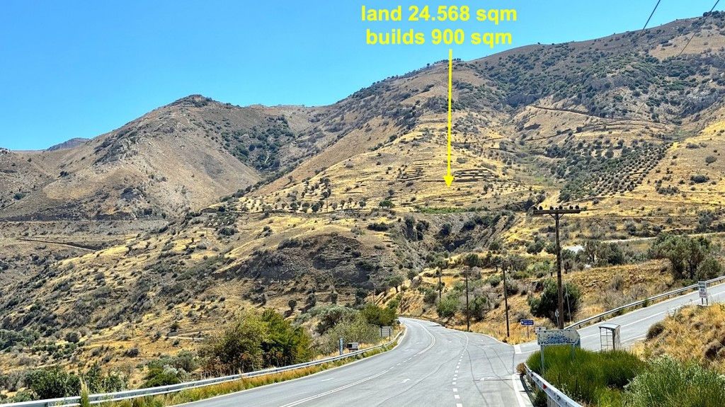 Οικόπεδο 24.568 τ.μ. πρός πώληση, Ν. Ρεθύμνου, Λάμπη