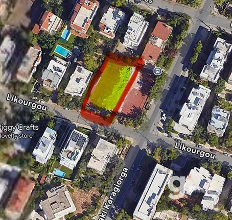 Land plot 630 sqm for sale, Athens - South, Glyfada