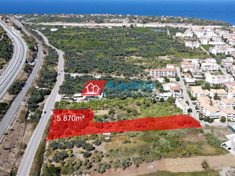 Land plot 5.870 sqm for sale, Achaia, Akrata