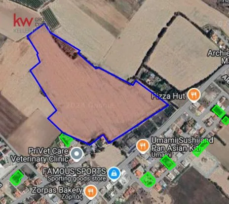 Parcel 96.400 sqm for sale, Larnaca, Kiti