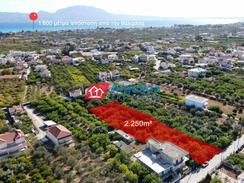 Οικόπεδο 2.250 τ.μ. πρός πώληση, Κορινθία, Σικυώνα