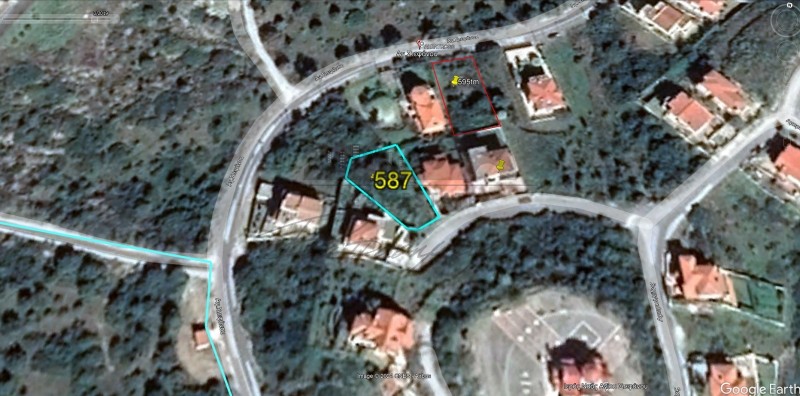Οικόπεδο 587 τ.μ. πρός πώληση, Μαγνησία, Βόλος