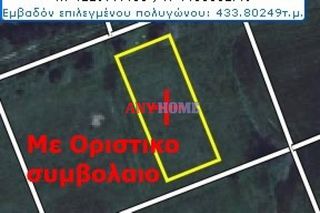 Land plot 433 sqm for sale