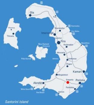 Land plot 398sqm for sale-Santorini