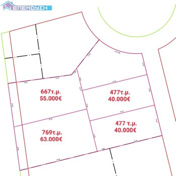 Land plot 477sqm for sale-Veroia