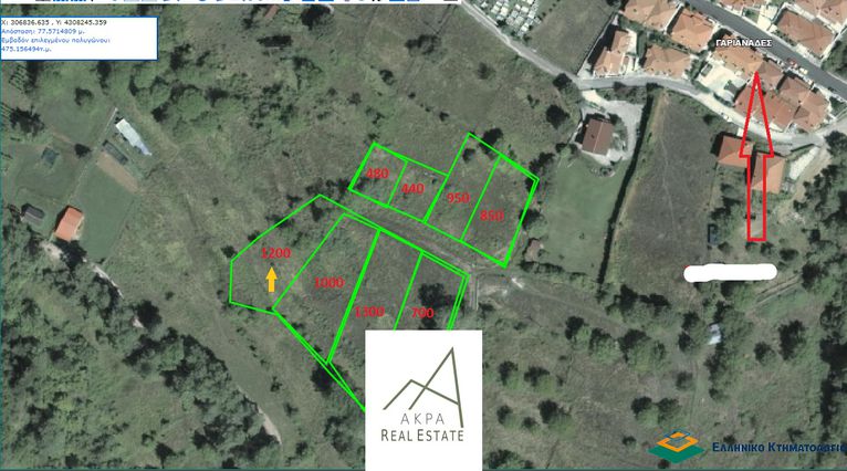Land plot 1.200 sqm for sale, Evrytania, Karpenisi