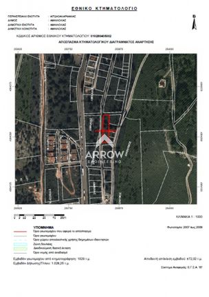 Land plot 515 sqm for sale, Aetolia & Acarnania, Amfilochia