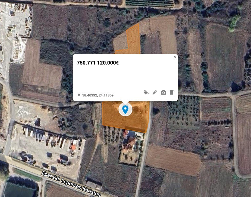 Οικόπεδο 8.711 τ.μ. προς πώληση, Κριεζά