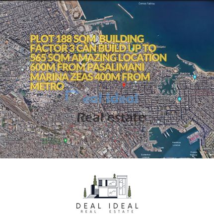 Land plot 188 sqm for sale, Piraeus, Kastella