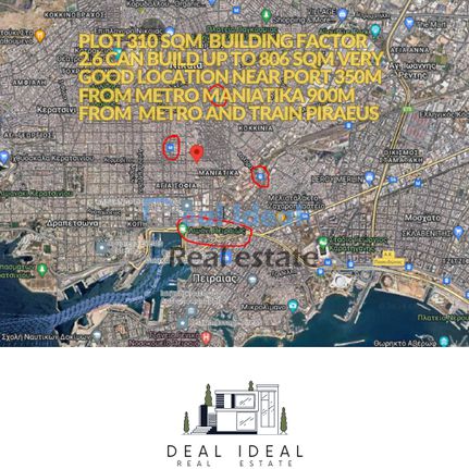 Land plot 310 sqm for sale, Piraeus, Agia Sofia