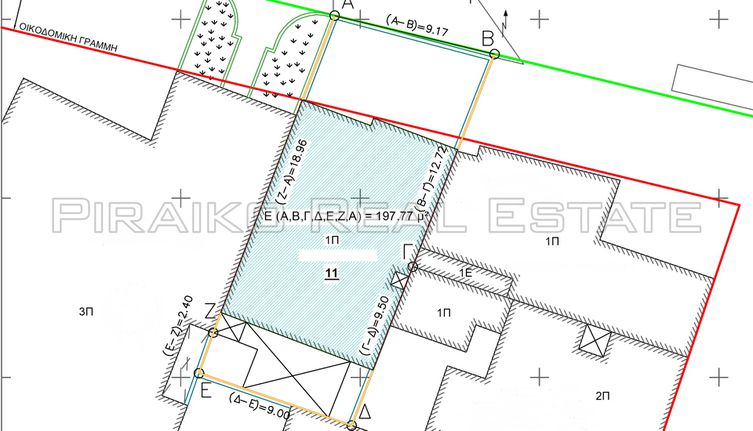 Land plot 198 sqm for sale, Piraeus Suburbs, Moschato