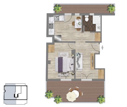 Studio / γκαρσονιέρα 42,29τ.μ. για πώληση-Ζωγράφου