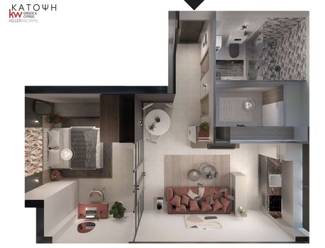 Studio / γκαρσονιέρα 52τ.μ. για πώληση-Ιπποκράτειο