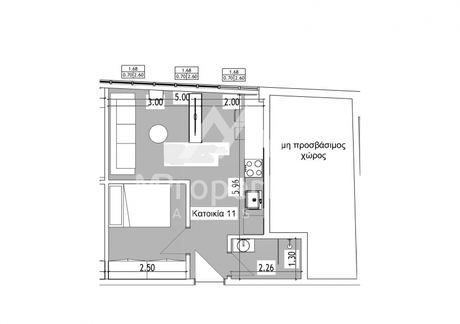 Apartment 42sqm for sale-Martiou