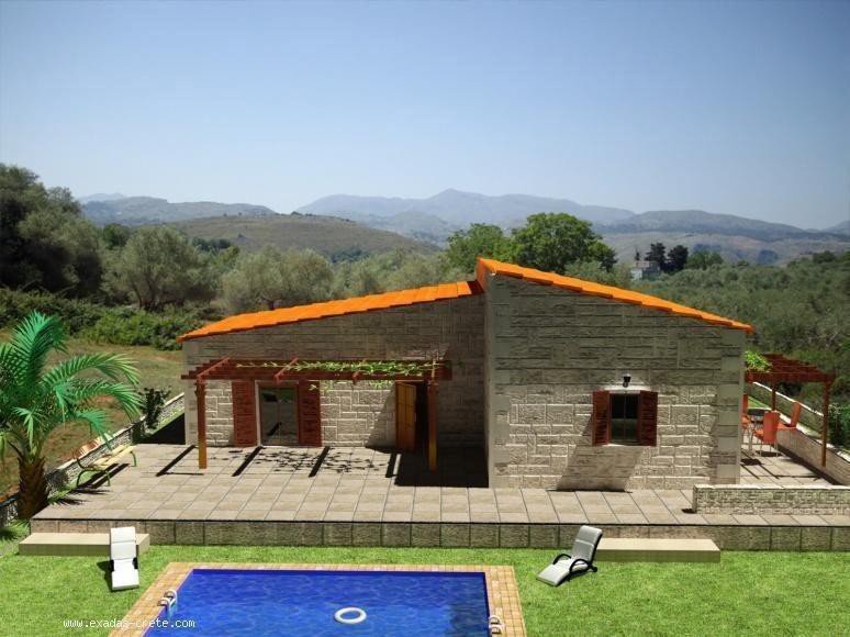 Villa 60 sqm for sale, Rethymno Prefecture, Geropotamos
