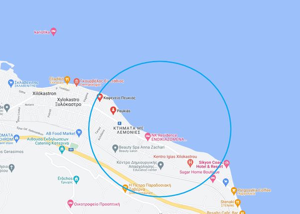 Land plot 3.180 sqm for sale, Corinthia, Xilokastro