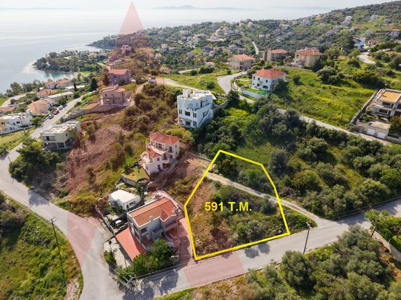 Land plot 591 sqm for sale, Magnesia, Volos