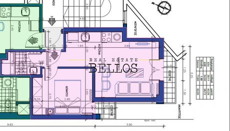 Apartment 39sqm for sale-Ippokratio