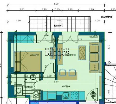 Studio 40 sqm for sale, Thessaloniki - Center, Center