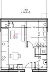 Studio / γκαρσονιέρα 46 τ.μ. για πώληση