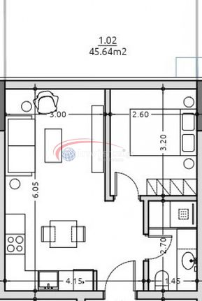 Studio 46 sqm for sale, Thessaloniki - Suburbs, Kalamaria